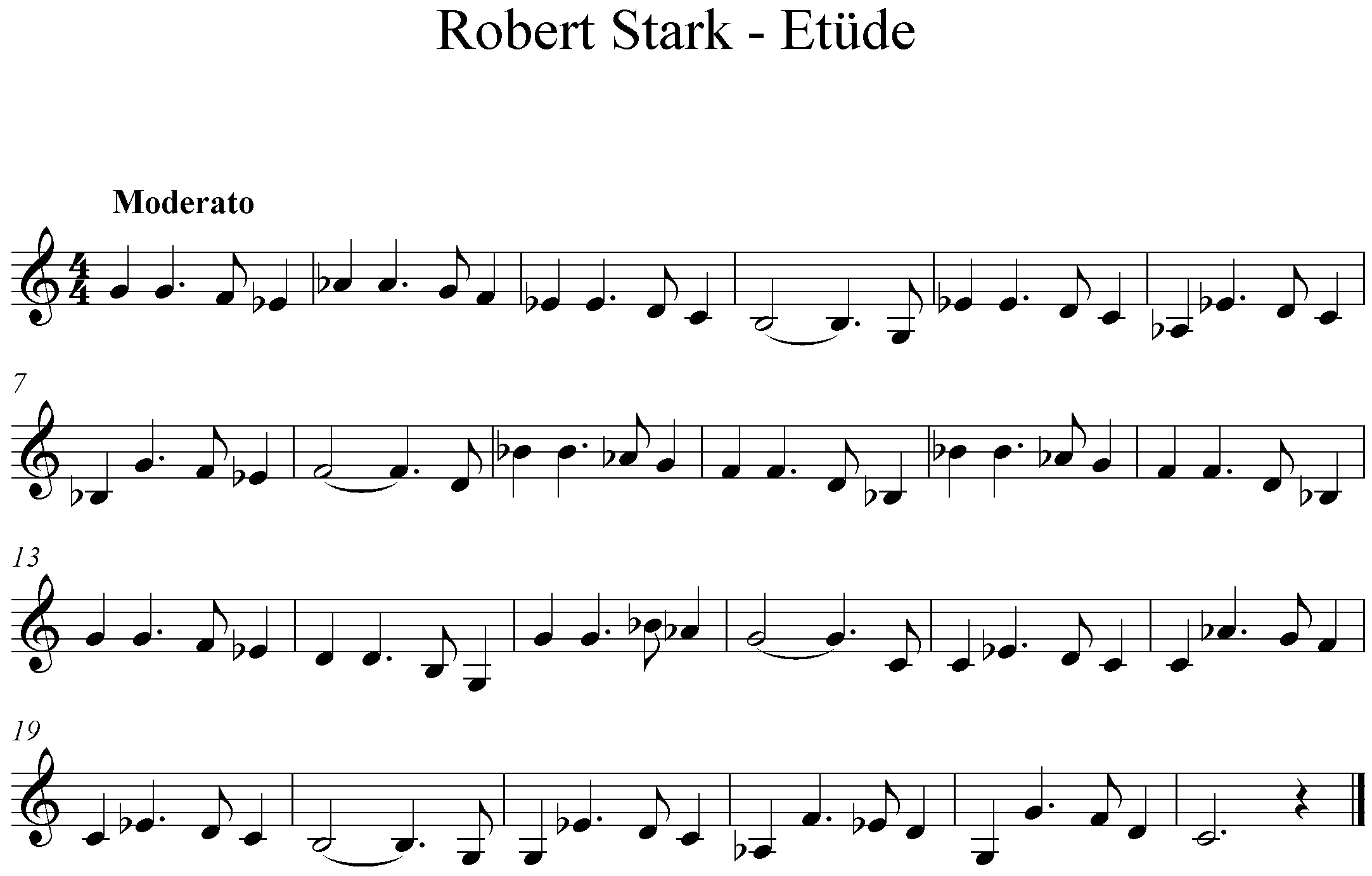 Robert Stark Etüde Level 2